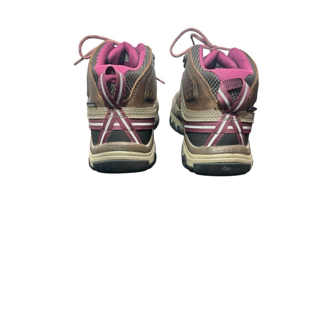 Keen Women’s Waterproof Hiking Boots Brown Pink – Size 9 - Picture 8 of 14